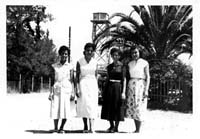 Baydzar, Sirvart and others in front of tcerampar copy